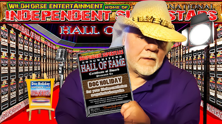 Doc Holiday Enters IDSS International “Songwriters” Hall Of Fame